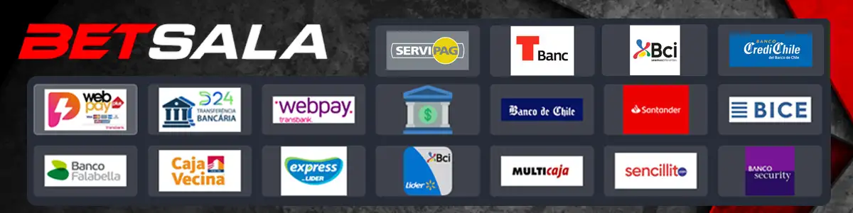 Métodos de depósito y retiro de Betsala